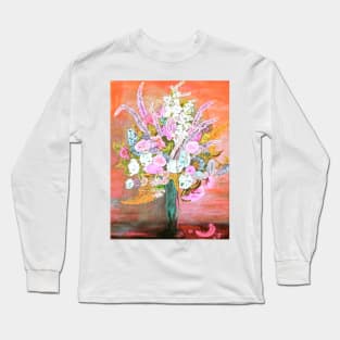 Spring Bouquet Water Color Long Sleeve T-Shirt
